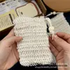 Bolsa de Malla con Cordón Estilo Bosque de Alta Calidad Portátil Creativa Bolsa de Almacenamiento de Materiales de Empaque Sencilla Bolsa de Cordón