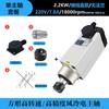 Motor de Husillo HQD 1.5/2.2/3.5/4.5/6/7.5/9Kw Hanqi Enfriado por Aire de Alta Velocidad Máquina de Grabado
