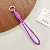 Cordão Colorido Novo para Celular Transfronteiriço, Corda Trançada Feita à Mão, Chaveiro para Capa de Celular DIY, Alça Destacável Anti-Perda para Garrafa de Água