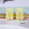 Arte de Unha Degradê Imitação Ursinho Gummy Decoração 3D Resina Gelatinosa Acessórios Adesivos de Unha Strass Atacado