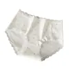 Bragas de Algodón Transpirables de Cintura Media Sin Costuras con Estampado Floral Fresco y Entrepierna Antibacteriana de Seda para Niñas
