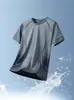 2025 Nuevo Traje Deportivo de Verano para Hombre Comercio Exterior Transfronterizo Fitness Camiseta de Manga Corta Ropa de Secado Rápido Correr Holgado