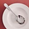Cuchara de Acero Inoxidable 304 con Mango Redondo, Cuchara para Ramen, Cuchara de Servir para Cafetería, Cuchara de Servir Comercial Gruesa de Grado Alimenticio con Mango Largo