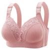 Novo sutiã de renda de luxo plus size sem fio, seios laterais contraídos, peito grande, pequeno, ajustável, roupa íntima para mamãe