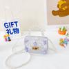 Mini Bolso Infantil para Mujer Nuevo de Moda Trendy Estilo Jelly Cadena Portátil Hombro Cruzado