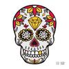 Adesivo de Caveira à Prova d'Água Transfronteiriço para Halloween Dia dos Mortos Crianças Adesivo Divertido de Festa adesivo de tatuagem