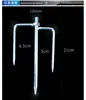 Acessórios para guarda-sol de pesca Tianhao três pernas estaca de solo plugue de metal para guarda-sol base de guarda-sol garfo triangular