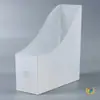 Organizador de Arquivos de Mesa Minimalista Fosco Transparente Caixa de Armazenamento de Documentos de Escritório Caixa de Armazenamento Estilo Japonês Porta-Arquivos