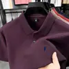 Estilo Quente Taobao Outlet Desconto 2025 Camisa Polo 100% Algodão Masculina Verão Nova Camiseta de Manga Curta Bordada com Logo de Pônei Tendência