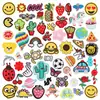 Dibujo Animado Flor Fruta Mixto Ropa Bordado Tela Pegatinas Bordado a Máquina Letrero Cara Sonriente Cremallera Unicornio Animal Parche Pegatinas
