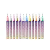 Pluma para Arte en Uñas Giorgione de 12 Colores 0.5mm Punta de Aguja para Puntos y Líneas Pincel Marcador Acrílico para Pintura DIY Graffiti