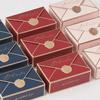 Estilo INS Celebridad de Internet Europeo Sobre Sello de Lacre Bronceado Ceremonia de Boda Compromiso Caja de Dulces Multicolor Buena Plegable Caja de Regalo