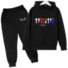 Conjunto de Sudadera para Niños Estilo Nuevo Europeo y Americano Transfronterizo Conjunto con Sudadera con Capucha y Pantalones Patrón de Flores Popular Europeo y Americano 2023