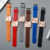 Reloj de Cuarzo con Correa de Silicona, Forma Cuadrada, Estilo Sencillo de Nicho, Reloj para Mujer, Regalo de Alto Valor para Estudiantes