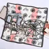 Bufanda de Terciopelo Popular Estilo Coreano Versátil Transfronteriza para Mujer en Otoño e Invierno Bufanda Cuadrada Multifuncional Chal Pañuelo para la Cabeza Cálido y Versátil Moda