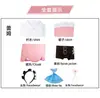 Ré:Zero - Começando a Vida em Outro Mundo 4 Fantasia Rem Ram Cos Anime Traje de Performance Conjunto de Capa para Mulheres