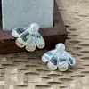 Pendientes de Perla con Forma de Pétalo del Mismo Estilo que Xu Yan, Pendientes de Pétalo de Nuevo Estilo Chino, Pendientes de Diseño Elegante y Único