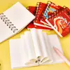 Mini Cuaderno Portátil Bloc de Notas de Dibujos Animados Regalo para Estudiante Bolsillo Venta al por Mayor Cuaderno A7 Lindo Cuaderno Espiral
