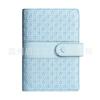 Carpeta A6 con empalme de patrón tejido transfronterizo, libro de mano, cuero PU, presupuesto de efectivo, hojas sueltas, libro de mano, personalización