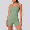 Conjunto de shorts esportivos de alta compressão com toque de segunda pele, costas nadador, cintura alta e que levantam o bumbum, conjunto de yoga, roupas casuais para atividades ao ar livre, corrida e fitness para mulheres