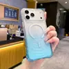 A capa de celular Boyang é adequada para iPhone 17 Pro Max, capa magnética degradê para Apple 18, capa protetora
