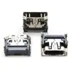 Interfaz de Alta Definición HDMI Hembra 19 Pines Horizontal Patch Conector HDMI Transmisión de Video Socket de Cuerpo Corto Fabricante