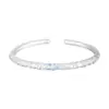 Pulsera de Plata Pura 9999 con Diseño Tradicional de Flor de Cerezo Esmaltada, Pulsera de Estilo Abierto, Nuevo Estilo Chino para Mujeres Jóvenes