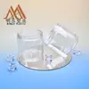 Pote PET Reto de 500ml para Nozes, Chá de Flores, Lanches, Pote Selado, Pote de Creme de Boca Larga, Pote de Armazenamento à Prova de Umidade