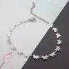 Pulsera de amor personalizada de acero inoxidable transfronteriza para mujer, temperamento nicho, estilo frío simple, joyería de mariposa al por mayor