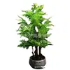 Planta en maceta hojas de helecho maceta bonsái plástico Hierba Persa árbol árbol artificial