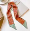 Lenço de Cabelo com Estampa Elegante Vermelho de Camada Dupla, Fita de Lenço Estilo Coreano Feminino, Lenço Decorativo para Terno, Versátil