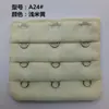 Extensor de Sujetador de Acero Inoxidable de Tres Filas y Tres Ganchos, Broche Extensor de Lencería de Tres Filas y Tres Ganchos, Venta Directa del Fabricante, Incluye Carta de Colores