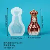 Molde de silicone de relevo para retrato, menina rezando, vela perfumada, sabonete, aromaterapia, decoração de casa, molde para artesanato em gesso