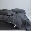 Conjunto de Quatro Peças de Algodão Tingido em Fio Penteado Sirospun Algodão Lavado 4 Capas de Edredom de Algodão Lençol de Cama Roupa de Cama de Alta Qualidade para Casa de Temporada