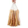 Bolsa de Leche de Soya y Churros, Bolsa de Plástico para Brochetas Largas a la Parrilla, Bolsa Blanca Transparente para Conveniencia, Empaque para Llevar, Bolsa para Comida de Taza de Té de Leche