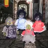 Muñeca de Bebé Fantasma Caminante Decorativa de Halloween Control por Voz Inducción al Caminar Barra Luminosa Escena de Casa Embrujada Pantalla de Diseño