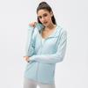 Verão Feminino Novo Protetor Solar Roupas Leve Respirável Anti-UV Protetor Solar UPF50 + Jaqueta Protetor Solar D15011