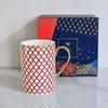 Série de Xícaras de Café Porcelana Óssea Banhada a Ouro Real Russa Xícara para Latte Mocha ml Xícara para Chá da Tarde Peça Única Frete Grátis