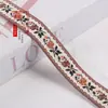 Cinta Jacquard de Camelia con Patrón Ondulado de 2.5cm para Accesorios de Ropa, Hogar, Cortinas y Diversas Decoraciones DIY