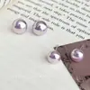 Manta Rosa Morado Hogar Pendientes de Perla para Mujer 2025 Nuevos Exquisitos Pendientes de Nicho de Lujo Ligero Pendientes de Gama Alta para Mujer