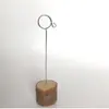 Artesanías de madera clip para notas de tronco clip para tocón de corteza accesorios de decoración de boda DIY clip para fotos hierro