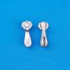 Colgante de plata pura s999 Ruyi con hebilla de conexión, accesorios de plata DIY, pulsera de mujer de estilo nacional retro, accesorios