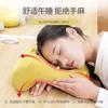 Artefacto de oficina almohada multifuncional para siesta logo cabeza cara hacia abajo felpa color sólido almohada viene con imágenes