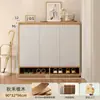 Zapatero para uso doméstico, mueble integrado con puerta en la entrada, mueble de almacenamiento de gran capacidad para el pasillo exterior, nuevo modelo 2026, zapatero para recibidor