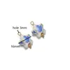 Acero Inoxidable Cerámica Oro 18K Corazón de Durazno Ovalado Estrella de Cinco Puntas Colgante DIY Moda Collar Pulsera Accesorios Venta al por Mayor Transfronteriza