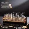 Juego para el hogar de copas creativas para licores, vasos de degustación de cristal 0.05 kg, copas de vino pequeñas, dispensador de vino, cristalería exquisita