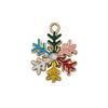 Mix 56 Gota de Natal Óleo Liga DIY Jóias Acessórios Papai Noel Boneco de Neve Sino Alce Pulseira Pingente