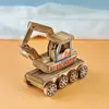 Uma Variedade de Séries de Modelos de Carros de Madeira, Escavadeiras de Madeira, Veículos de Engenharia de Transporte, Carros de Madeira, Artesanato Turístico, Atacado