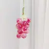 Colgante Adorable de Uva Verde Fresca con Personalidad Adorno Colgante Estilo Bosque Llavero de Fruta Accesorio Versátil para Teléfono