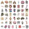 50 Pegatinas de Graffiti de Órgano Realistas, Originales y Divertidas, Pegatinas Decorativas Impermeables Sin Repetir, Directamente de Amazon